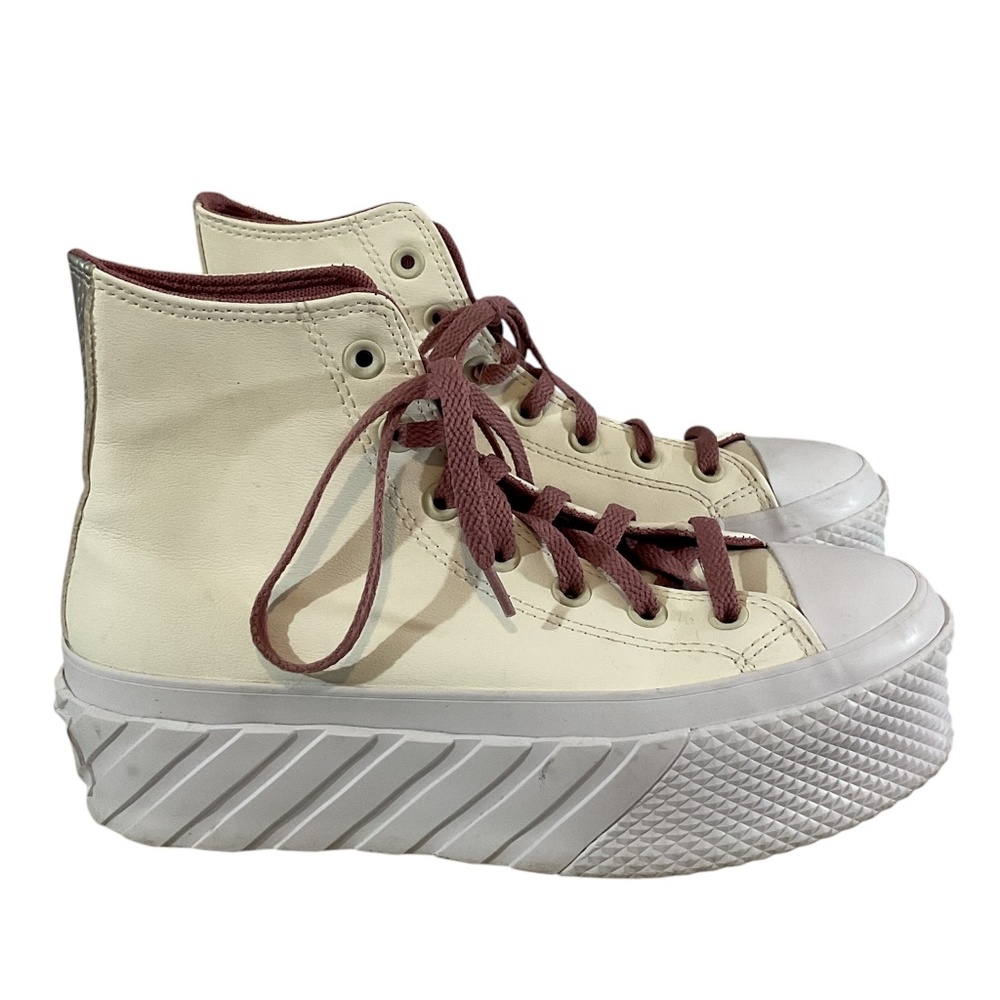 Converse Chuck Taylor All Star Lift 2X Matte Metallic Ultra Platform Size 7.5